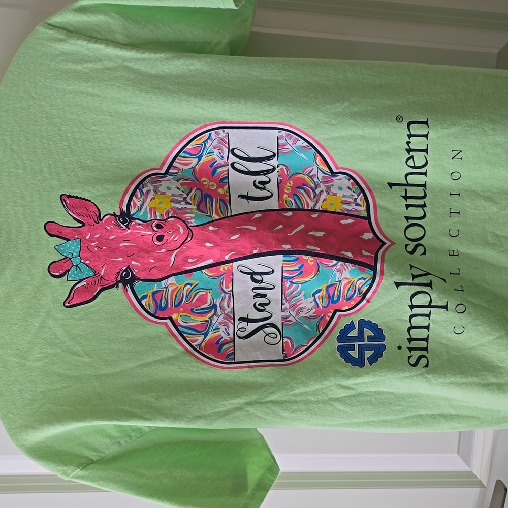 Simply Southern Collection Giraffe "Stand Tall" Size Medium